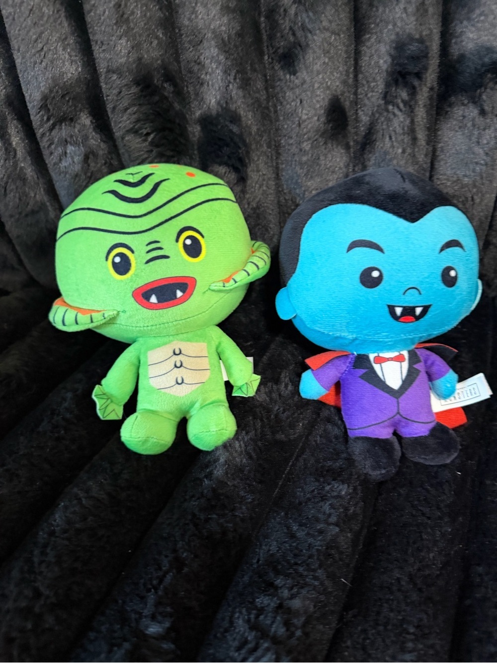 Universal Monsters plush toys, lot of 2 Creature from the Black Lagoon & Dracula